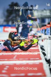 25.11.2023, Oestersund, Sweden, (SWE): Lisa Vittozzi (ITA) - IBU World Cup Biathlon, mixed relay, Oestersund (SWE). www.nordicfocus.com. © Authamayou/NordicFocus. Every downloaded picture is fee-liable.
