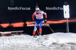 25.11.2023, Oestersund, Sweden, (SWE): Marketa Davidova (CZE) - IBU World Cup Biathlon, mixed relay, Oestersund (SWE). www.nordicfocus.com. © Manzoni/NordicFocus. Every downloaded picture is fee-liable.