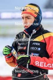 25.11.2023, Oestersund, Sweden, (SWE): Lotte Lie (BEL) - IBU World Cup Biathlon, mixed relay, Oestersund (SWE). www.nordicfocus.com. © Manzoni/NordicFocus. Every downloaded picture is fee-liable.