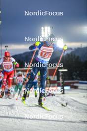 25.11.2023, Oestersund, Sweden, (SWE): Maxime Germain (USA) - IBU World Cup Biathlon, mixed relay, Oestersund (SWE). www.nordicfocus.com. © Authamayou/NordicFocus. Every downloaded picture is fee-liable.