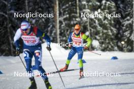 25.11.2023, Oestersund, Sweden, (SWE): Miha Dovzan (SLO) - IBU World Cup Biathlon, mixed relay, Oestersund (SWE). www.nordicfocus.com. © Authamayou/NordicFocus. Every downloaded picture is fee-liable.