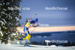 25.11.2023, Oestersund, Sweden, (SWE): Jesper Nelin (SWE) - IBU World Cup Biathlon, mixed relay, Oestersund (SWE). www.nordicfocus.com. © Authamayou/NordicFocus. Every downloaded picture is fee-liable.