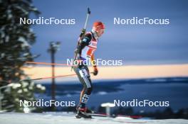 25.11.2023, Oestersund, Sweden, (SWE): Roman Rees (GER) - IBU World Cup Biathlon, mixed relay, Oestersund (SWE). www.nordicfocus.com. © Authamayou/NordicFocus. Every downloaded picture is fee-liable.