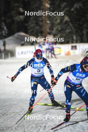 03.12.2023, Oestersund, Sweden, (SWE): Johannes Dale-Skjevdal (NOR) - IBU World Cup Biathlon, pursuit men, Oestersund (SWE). www.nordicfocus.com. © Authamayou/NordicFocus. Every downloaded picture is fee-liable.