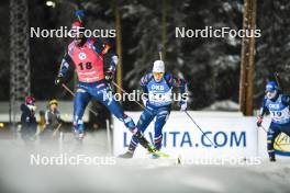 03.12.2023, Oestersund, Sweden, (SWE): Antonin Guigonnat (FRA) - IBU World Cup Biathlon, pursuit men, Oestersund (SWE). www.nordicfocus.com. © Authamayou/NordicFocus. Every downloaded picture is fee-liable.