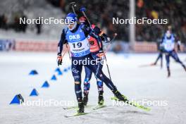 03.12.2023, Oestersund, Sweden, (SWE): Lukas Hofer (ITA) - IBU World Cup Biathlon, pursuit men, Oestersund (SWE). www.nordicfocus.com. © Manzoni/NordicFocus. Every downloaded picture is fee-liable.