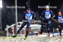 03.12.2023, Oestersund, Sweden, (SWE): Quentin Fillon Maillet (FRA) - IBU World Cup Biathlon, pursuit men, Oestersund (SWE). www.nordicfocus.com. © Manzoni/NordicFocus. Every downloaded picture is fee-liable.