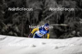 03.12.2023, Oestersund, Sweden, (SWE): Oskar Brandt (SWE) - IBU World Cup Biathlon, pursuit men, Oestersund (SWE). www.nordicfocus.com. © Manzoni/NordicFocus. Every downloaded picture is fee-liable.