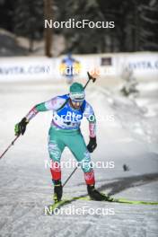 03.12.2023, Oestersund, Sweden, (SWE): Anton Sinapov (BUL) - IBU World Cup Biathlon, pursuit men, Oestersund (SWE). www.nordicfocus.com. © Authamayou/NordicFocus. Every downloaded picture is fee-liable.