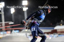 03.12.2023, Oestersund, Sweden, (SWE): Tommaso Giacomel (ITA) - IBU World Cup Biathlon, pursuit men, Oestersund (SWE). www.nordicfocus.com. © Manzoni/NordicFocus. Every downloaded picture is fee-liable.