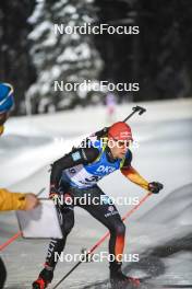 03.12.2023, Oestersund, Sweden, (SWE): David Zobel (GER) - IBU World Cup Biathlon, pursuit men, Oestersund (SWE). www.nordicfocus.com. © Authamayou/NordicFocus. Every downloaded picture is fee-liable.