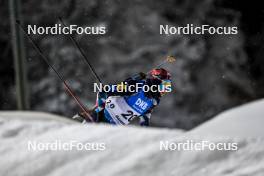 03.12.2023, Oestersund, Sweden, (SWE): Sturla Holm Laegreid (NOR) - IBU World Cup Biathlon, pursuit men, Oestersund (SWE). www.nordicfocus.com. © Manzoni/NordicFocus. Every downloaded picture is fee-liable.