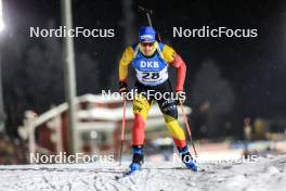 03.12.2023, Oestersund, Sweden, (SWE): Thierry Langer (BEL) - IBU World Cup Biathlon, pursuit men, Oestersund (SWE). www.nordicfocus.com. © Manzoni/NordicFocus. Every downloaded picture is fee-liable.