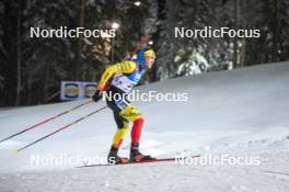 03.12.2023, Oestersund, Sweden, (SWE): Florent Claude (BEL) - IBU World Cup Biathlon, pursuit men, Oestersund (SWE). www.nordicfocus.com. © Authamayou/NordicFocus. Every downloaded picture is fee-liable.