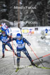 03.12.2023, Oestersund, Sweden, (SWE): Lukas Hofer (ITA) - IBU World Cup Biathlon, pursuit men, Oestersund (SWE). www.nordicfocus.com. © Authamayou/NordicFocus. Every downloaded picture is fee-liable.