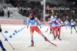 03.12.2023, Oestersund, Sweden, (SWE): Jeremy Finello (SUI) - IBU World Cup Biathlon, pursuit men, Oestersund (SWE). www.nordicfocus.com. © Manzoni/NordicFocus. Every downloaded picture is fee-liable.