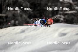 03.12.2023, Oestersund, Sweden, (SWE): David Zobel (GER) - IBU World Cup Biathlon, pursuit men, Oestersund (SWE). www.nordicfocus.com. © Manzoni/NordicFocus. Every downloaded picture is fee-liable.