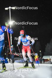 03.12.2023, Oestersund, Sweden, (SWE): Niklas Hartweg (SUI) - IBU World Cup Biathlon, pursuit men, Oestersund (SWE). www.nordicfocus.com. © Authamayou/NordicFocus. Every downloaded picture is fee-liable.