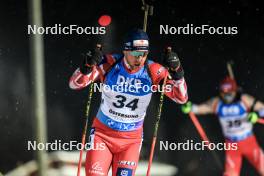 03.12.2023, Oestersund, Sweden, (SWE): David Komatz (AUT) - IBU World Cup Biathlon, pursuit men, Oestersund (SWE). www.nordicfocus.com. © Manzoni/NordicFocus. Every downloaded picture is fee-liable.