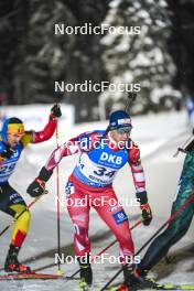 03.12.2023, Oestersund, Sweden, (SWE): David Komatz (AUT) - IBU World Cup Biathlon, pursuit men, Oestersund (SWE). www.nordicfocus.com. © Authamayou/NordicFocus. Every downloaded picture is fee-liable.
