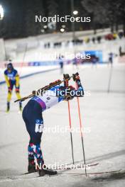 03.12.2023, Oestersund, Sweden, (SWE): Endre Stroemsheim (NOR) - IBU World Cup Biathlon, pursuit men, Oestersund (SWE). www.nordicfocus.com. © Authamayou/NordicFocus. Every downloaded picture is fee-liable.
