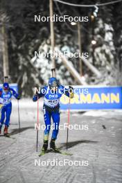 03.12.2023, Oestersund, Sweden, (SWE): Asset Dyussenov (KAZ) - IBU World Cup Biathlon, pursuit men, Oestersund (SWE). www.nordicfocus.com. © Authamayou/NordicFocus. Every downloaded picture is fee-liable.