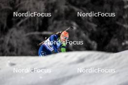 03.12.2023, Oestersund, Sweden, (SWE): Anton Vidmar (SLO) - IBU World Cup Biathlon, pursuit men, Oestersund (SWE). www.nordicfocus.com. © Manzoni/NordicFocus. Every downloaded picture is fee-liable.