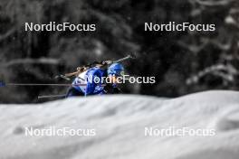 03.12.2023, Oestersund, Sweden, (SWE): Alexandr Mukhin (KAZ) - IBU World Cup Biathlon, pursuit men, Oestersund (SWE). www.nordicfocus.com. © Manzoni/NordicFocus. Every downloaded picture is fee-liable.