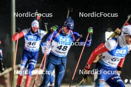 03.12.2023, Oestersund, Sweden, (SWE): Sean Doherty (USA) - IBU World Cup Biathlon, pursuit men, Oestersund (SWE). www.nordicfocus.com. © Manzoni/NordicFocus. Every downloaded picture is fee-liable.