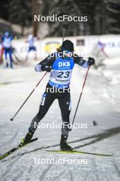 03.12.2023, Oestersund, Sweden, (SWE): Pavel Magazeev (MDA) - IBU World Cup Biathlon, pursuit men, Oestersund (SWE). www.nordicfocus.com. © Authamayou/NordicFocus. Every downloaded picture is fee-liable.