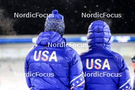 03.12.2023, Oestersund, Sweden, (SWE): Event Feature: USA coaches - IBU World Cup Biathlon, pursuit men, Oestersund (SWE). www.nordicfocus.com. © Manzoni/NordicFocus. Every downloaded picture is fee-liable.