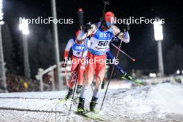 03.12.2023, Oestersund, Sweden, (SWE): Niklas Hartweg (SUI) - IBU World Cup Biathlon, pursuit men, Oestersund (SWE). www.nordicfocus.com. © Manzoni/NordicFocus. Every downloaded picture is fee-liable.
