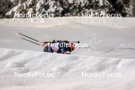 03.12.2023, Oestersund, Sweden, (SWE): Benedikt Doll (GER) - IBU World Cup Biathlon, pursuit men, Oestersund (SWE). www.nordicfocus.com. © Manzoni/NordicFocus. Every downloaded picture is fee-liable.