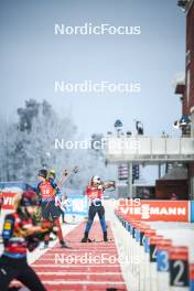 03.12.2023, Oestersund, Sweden, (SWE): Deedra Irwin (USA), Kristina Oberthaler (AUT), (l-r) - IBU World Cup Biathlon, pursuit women, Oestersund (SWE). www.nordicfocus.com. © Authamayou/NordicFocus. Every downloaded picture is fee-liable.
