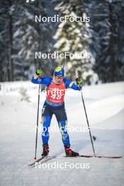 03.12.2023, Oestersund, Sweden, (SWE): Anastasiya Merkushyna (UKR) - IBU World Cup Biathlon, pursuit women, Oestersund (SWE). www.nordicfocus.com. © Authamayou/NordicFocus. Every downloaded picture is fee-liable.