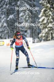 03.12.2023, Oestersund, Sweden, (SWE): Lisa Vittozzi (ITA) - IBU World Cup Biathlon, pursuit women, Oestersund (SWE). www.nordicfocus.com. © Authamayou/NordicFocus. Every downloaded picture is fee-liable.