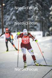 03.12.2023, Oestersund, Sweden, (SWE): Sanita Bulina (LAT) - IBU World Cup Biathlon, pursuit women, Oestersund (SWE). www.nordicfocus.com. © Authamayou/NordicFocus. Every downloaded picture is fee-liable.
