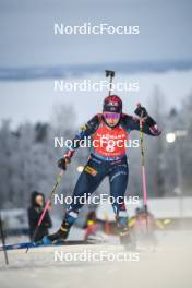 03.12.2023, Oestersund, Sweden, (SWE): Ingrid Landmark Tandrevold (NOR) - IBU World Cup Biathlon, pursuit women, Oestersund (SWE). www.nordicfocus.com. © Authamayou/NordicFocus. Every downloaded picture is fee-liable.