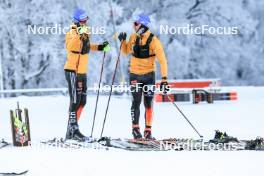03.12.2023, Oestersund, Sweden, (SWE): Event Feature: German technicians testing skis - IBU World Cup Biathlon, pursuit women, Oestersund (SWE). www.nordicfocus.com. © Manzoni/NordicFocus. Every downloaded picture is fee-liable.