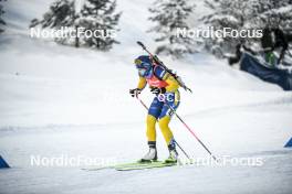 03.12.2023, Oestersund, Sweden, (SWE): Tilda Johansson (SWE) - IBU World Cup Biathlon, pursuit women, Oestersund (SWE). www.nordicfocus.com. © Authamayou/NordicFocus. Every downloaded picture is fee-liable.