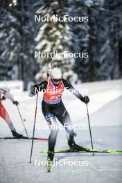 03.12.2023, Oestersund, Sweden, (SWE): Alina Stremous (MDA) - IBU World Cup Biathlon, pursuit women, Oestersund (SWE). www.nordicfocus.com. © Authamayou/NordicFocus. Every downloaded picture is fee-liable.