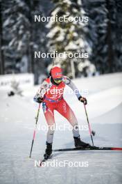 03.12.2023, Oestersund, Sweden, (SWE): Elisa Gasparin (SUI) - IBU World Cup Biathlon, pursuit women, Oestersund (SWE). www.nordicfocus.com. © Authamayou/NordicFocus. Every downloaded picture is fee-liable.