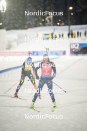 03.12.2023, Oestersund, Sweden, (SWE): Franziska Preuss (GER), Lou Jeanmonnot (FRA), (l-r) - IBU World Cup Biathlon, pursuit women, Oestersund (SWE). www.nordicfocus.com. © Authamayou/NordicFocus. Every downloaded picture is fee-liable.