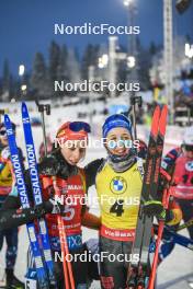 03.12.2023, Oestersund, Sweden, (SWE): Vanessa Voigt (GER), Franziska Preuss (GER), (l-r) - IBU World Cup Biathlon, pursuit women, Oestersund (SWE). www.nordicfocus.com. © Authamayou/NordicFocus. Every downloaded picture is fee-liable.