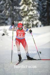 03.12.2023, Oestersund, Sweden, (SWE): Elisa Gasparin (SUI) - IBU World Cup Biathlon, pursuit women, Oestersund (SWE). www.nordicfocus.com. © Authamayou/NordicFocus. Every downloaded picture is fee-liable.