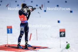 03.12.2023, Oestersund, Sweden, (SWE): Samuela Comola (ITA) - IBU World Cup Biathlon, pursuit women, Oestersund (SWE). www.nordicfocus.com. © Manzoni/NordicFocus. Every downloaded picture is fee-liable.