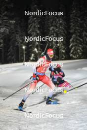 30.11.2023, Oestersund, Sweden, (SWE): Sebastian Stalder (SUI) - IBU World Cup Biathlon, relay men, Oestersund (SWE). www.nordicfocus.com. © Authamayou/NordicFocus. Every downloaded picture is fee-liable.