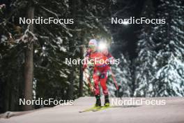 30.11.2023, Oestersund, Sweden, (SWE): Felix Leitner (AUT) - IBU World Cup Biathlon, relay men, Oestersund (SWE). www.nordicfocus.com. © Authamayou/NordicFocus. Every downloaded picture is fee-liable.