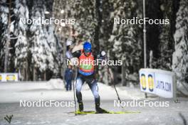 30.11.2023, Oestersund, Sweden, (SWE): Pavel Magazeev (MDA) - IBU World Cup Biathlon, relay men, Oestersund (SWE). www.nordicfocus.com. © Authamayou/NordicFocus. Every downloaded picture is fee-liable.