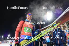 30.11.2023, Oestersund, Sweden, (SWE): Dmitrii Shamaev (ROU) - IBU World Cup Biathlon, relay men, Oestersund (SWE). www.nordicfocus.com. © Manzoni/NordicFocus. Every downloaded picture is fee-liable.